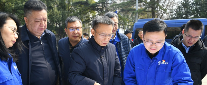 集團公司黨組成員、總會計師陳林到樂凱華光調(diào)研